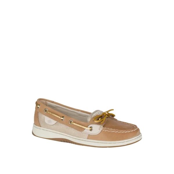 Sperry Angelfish Metallic Boat Shoe White Sale