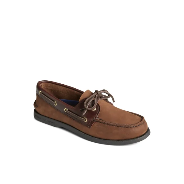 Sperry Authentic Original™ Boat Shoe BrownLeatherMixedMaterial Best Sale