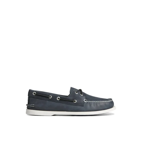 Sperry Authentic Original™ Cross Lace Boat Shoe Navy Best Sale