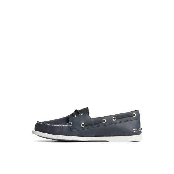 Sperry Authentic Original™ Cross Lace Boat Shoe Navy Best Sale