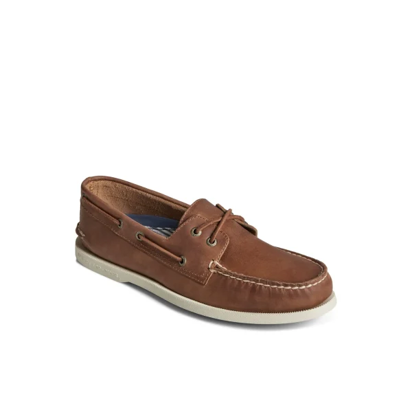 Sperry Authentic Original™ Cross Lace Boat Shoe MediumBeige Sale