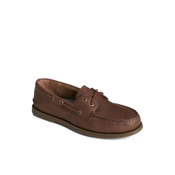 Sperry Authentic Original™ Cross Lace Boat Shoe Brown Outlet