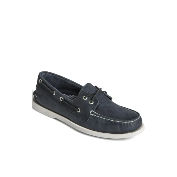 Sperry Authentic Original™ Cross Lace Boat Shoe Navy Best Sale