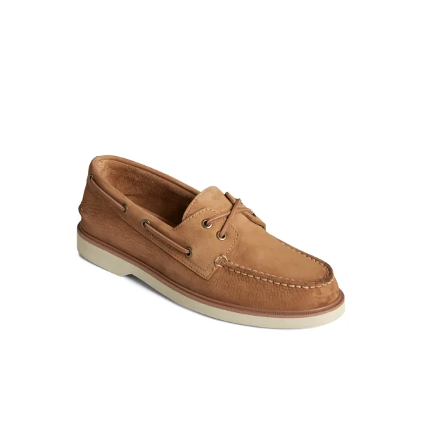 Sperry Authentic Original™ Double Sole Nubuck Boat Shoe MediumBeige Discount