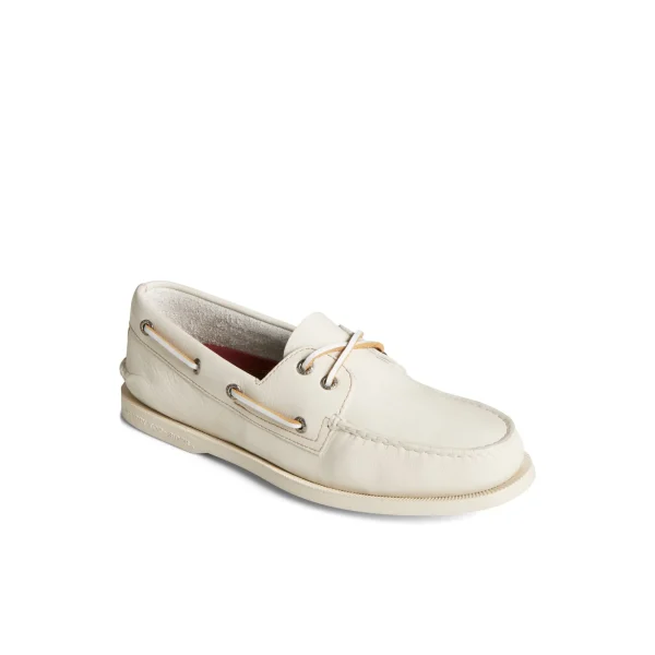 Sperry Authentic Original™ 2-Eye Nubuck Boat Shoe Bone New