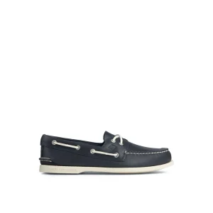 Sperry Authentic Original™ Leather Boat Shoe Navy Flash Sale