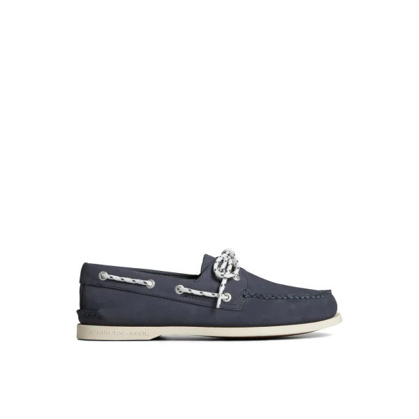 Sperry Authentic Original™ Nautical Nubuck Boat Shoe Navy Best Sale