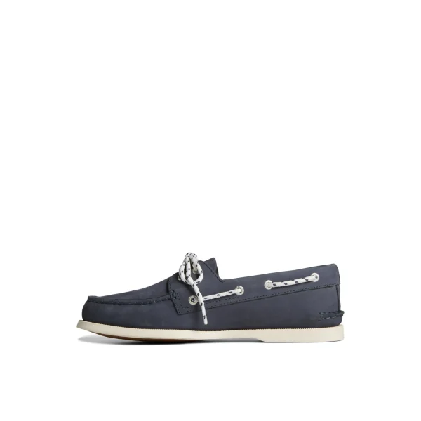 Sperry Authentic Original™ Nautical Nubuck Boat Shoe Navy Best Sale