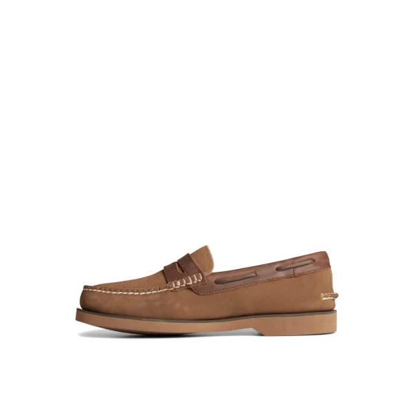 Sperry Authentic Original™ Penny Loafer DarkBeige Best Sale