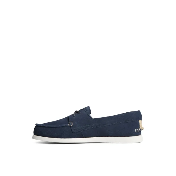 Sperry Authentic Original™ Sirocco Suede Boat Shoe Navy Cheap