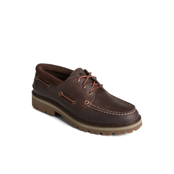 Sperry Authentic Original™ Unlined Lug 3-Eye Boat Shoe Brown Online