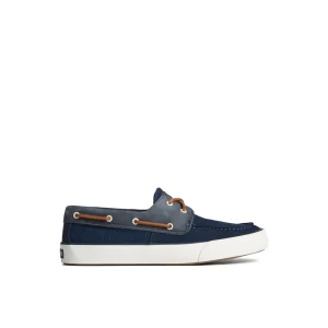 Sperry Bahama II Linen Sneaker Navy Clearance