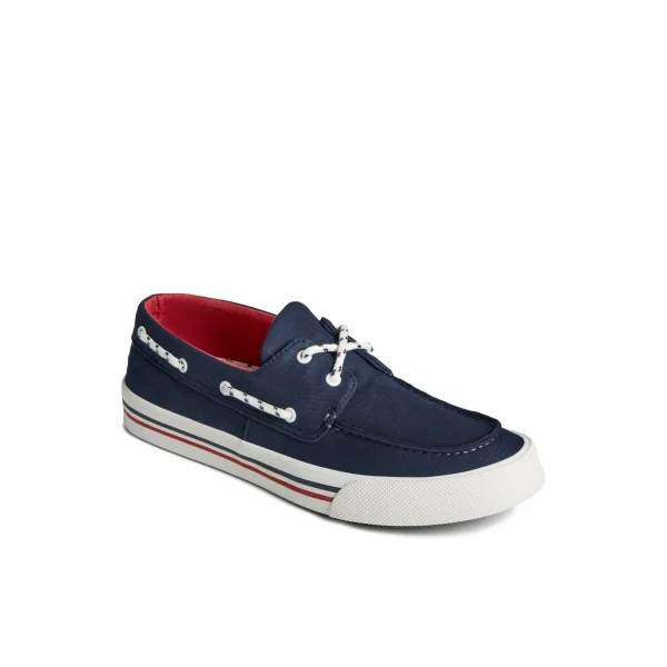 Sperry Bahama II Nautical Sneaker Navy Cheap