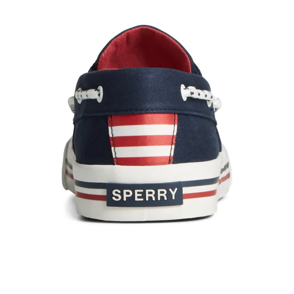 Sperry Bahama II Nautical Sneaker Navy Cheap