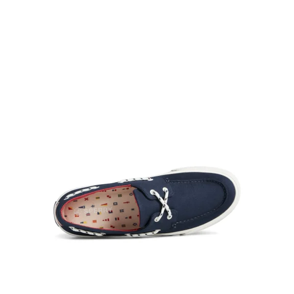 Sperry Bahama II Nautical Sneaker Navy Cheap