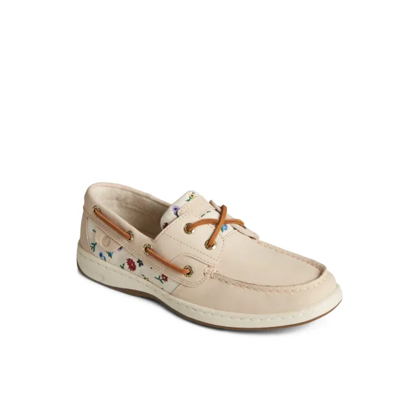 Sperry Bluefish Floral Boat Shoe Bone Online