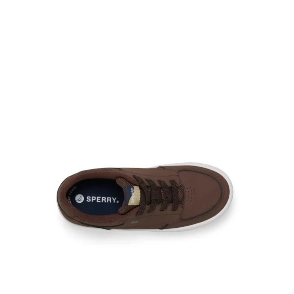 Sperry Boardwalk Leather Sneaker Brown Hot