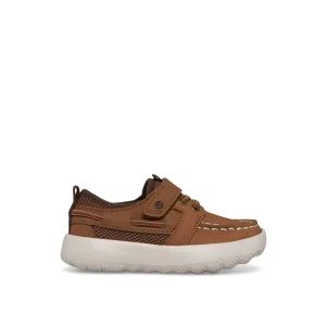 Sperry Bowfin Junior Boat Shoe MediumBeigeLeatherMixedMaterial Best Sale