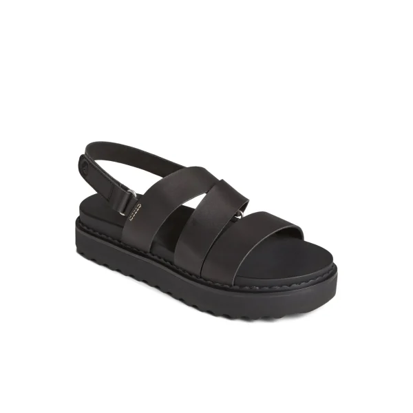 Sperry Cami Flatform Sandal Black Best Sale