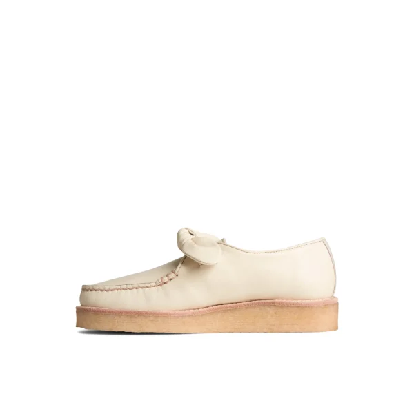 Sperry Captain's Crepe Bow Oxford Bone Outlet