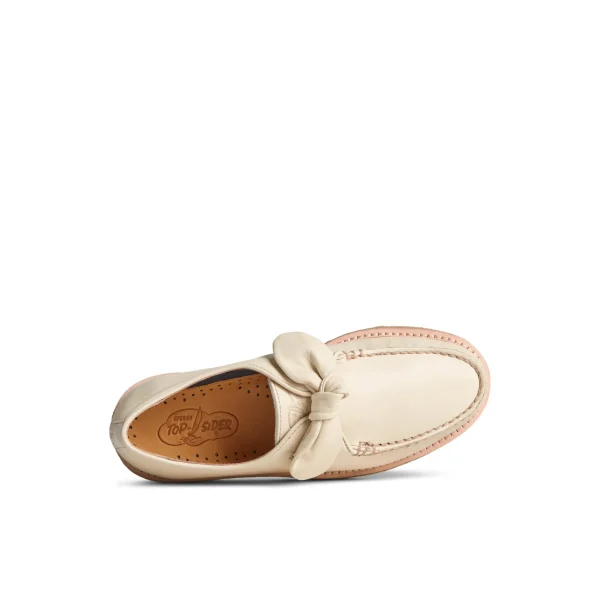 Sperry Captain's Crepe Bow Oxford Bone Outlet