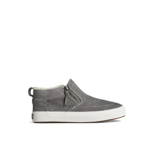 Sperry Crest Side Zip Cozy Sneaker Grey Shop