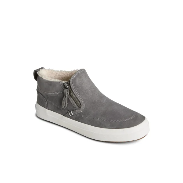 Sperry Crest Side Zip Cozy Sneaker Grey Shop