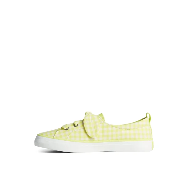 Sperry Crest Vibe Gingham Sneaker LightGreen Best Sale