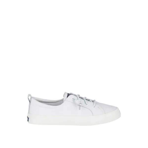 Sperry Crest Vibe Leather Sneaker White Best