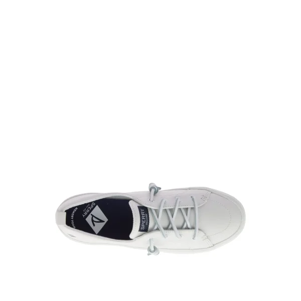 Sperry Crest Vibe Platform Leather Sneaker White Discount