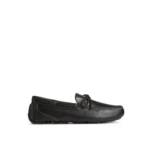 Sperry Davenport Pull Up Leather 1-Eye Driver Black New