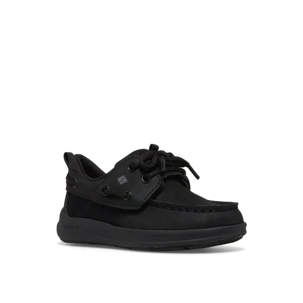 Sperry Fairwater PLUSHWAVE™ Jr Boat Shoe Black Hot