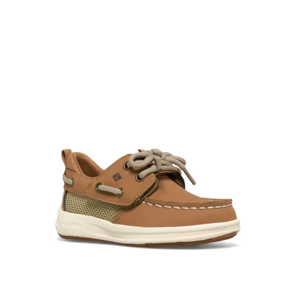 Sperry Fairwater PLUSHWAVE™ Jr Boat Shoe MediumBeige Best