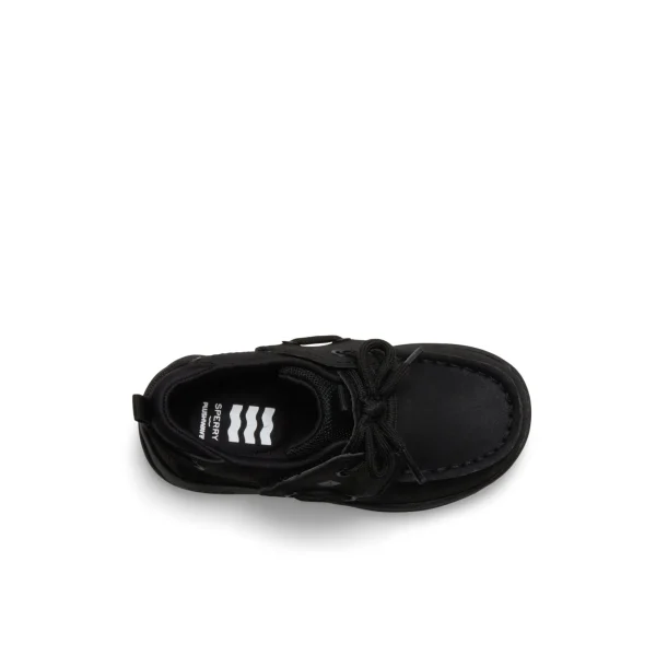 Sperry Fairwater PLUSHWAVE™ Jr Boat Shoe Black Hot