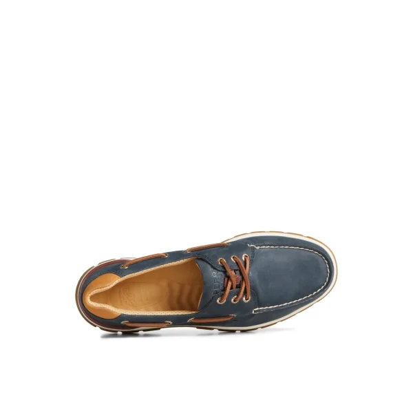 Sperry Gold Cup™ Billfish™ PLUSHWAVE™ Boat Shoe Navy Best