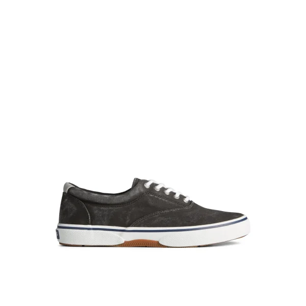 Sperry Halyard CVO Salt Washed Sneaker Black Shop