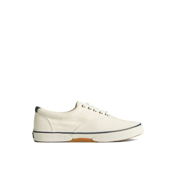 Sperry Halyard CVO Salt Washed Sneaker White Clearance