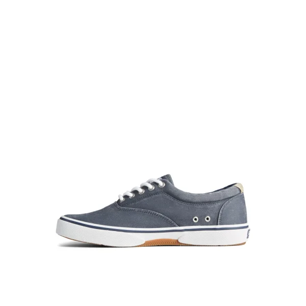 Sperry Halyard CVO Salt Washed Sneaker Navy Clearance