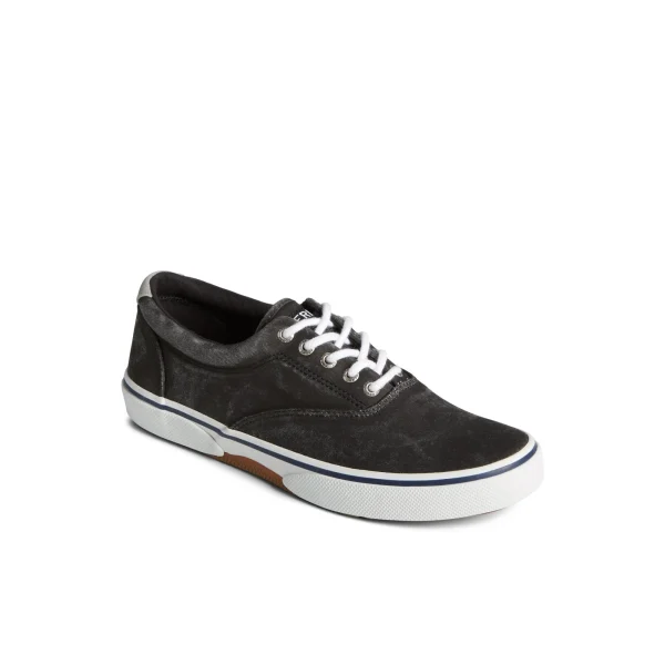 Sperry Halyard CVO Salt Washed Sneaker Black Shop