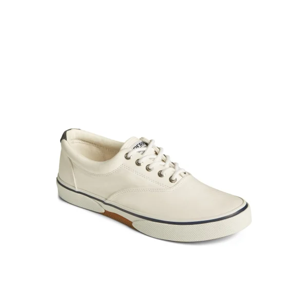 Sperry Halyard CVO Salt Washed Sneaker White Clearance