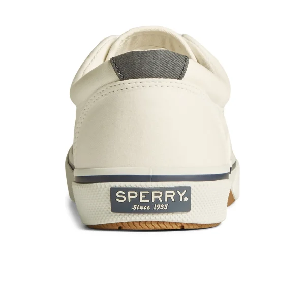 Sperry Halyard CVO Salt Washed Sneaker White Clearance