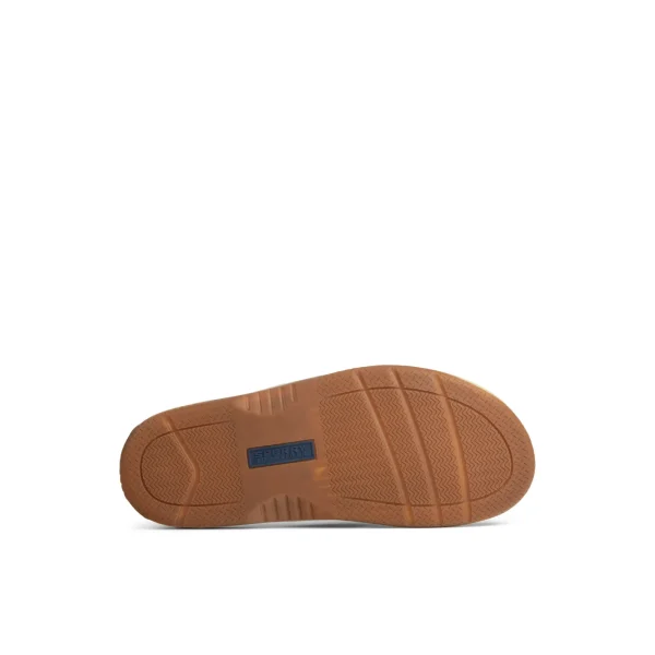 Sperry Havasu Perf Flip Flop BrownLeatherMixedMaterial Cheap