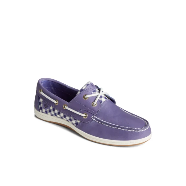 Sperry Koifish Gingham Boat Shoe Blue New