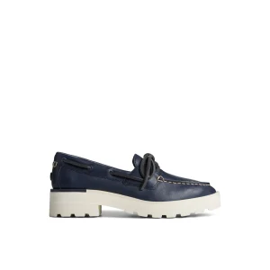 Sperry Lug Boat Shoe Navy New