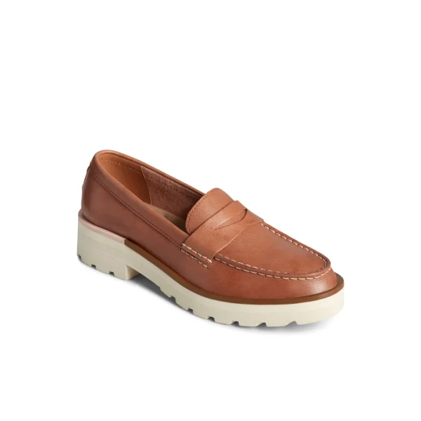 Sperry Lug Penny Loafer MediumBeige Best