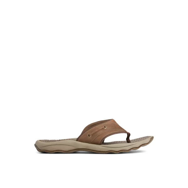 Sperry Outer Banks Flip Flop Brown Fashion