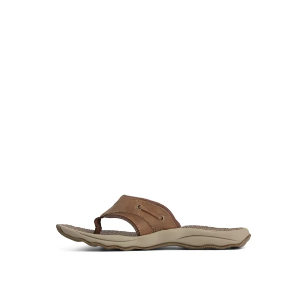 Sperry Outer Banks Flip Flop Brown Fashion