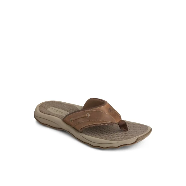 Sperry Outer Banks Flip Flop Brown Fashion