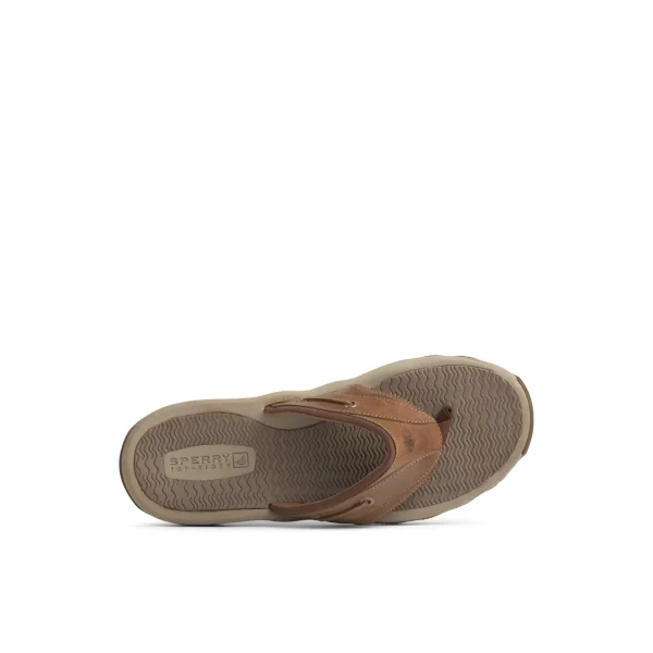 Sperry Outer Banks Flip Flop Brown Fashion