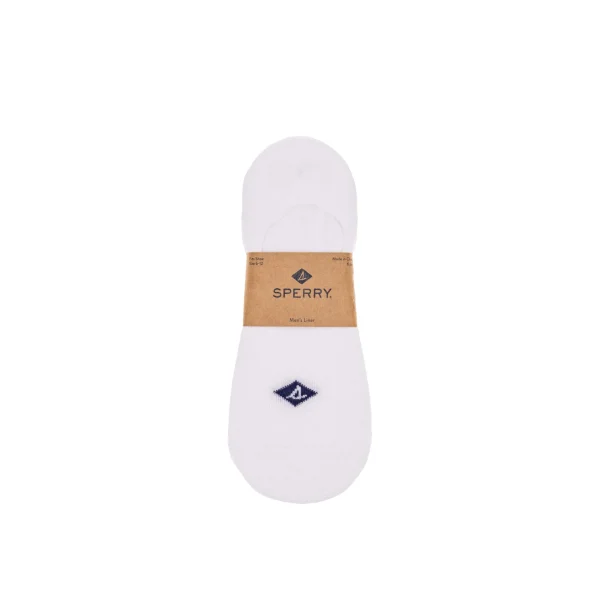 Sperry 6-Pack Sneaker Sock Liner White Clearance